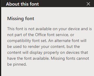 add font to office 365